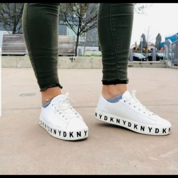dkny shoes sneakers white